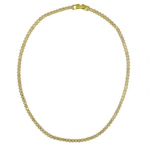 Choker Riviera com Zircônia Cristal