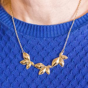 Colar Elo Português com Flor de Lis