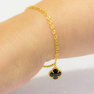 Pulseira Trevo lateral Inspiração Van Cleef
