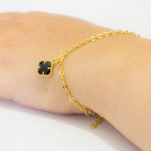 Pulseira Trevo lateral Inspiração Van Cleef