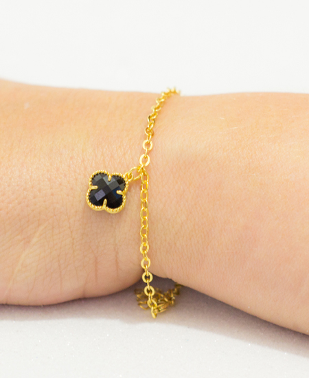 Pulseira Trevo lateral Inspiração Van Cleef - Imagem 3