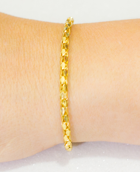 Pulseira Malha de Cordão - Imagem 2