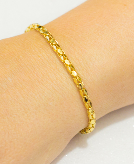 Pulseira Malha de Cordão
