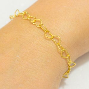 Pulseira Romântica Elo Coração