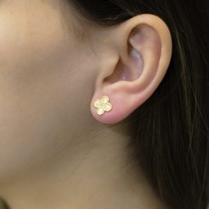 Brinco Inspiração Van Cleef Vintage Dourado