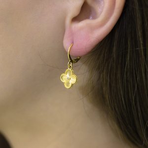 Brinco Argola Inspiração Van Cleef Vintage
