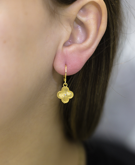 Brinco Argola Inspiração Van Cleef Vintage